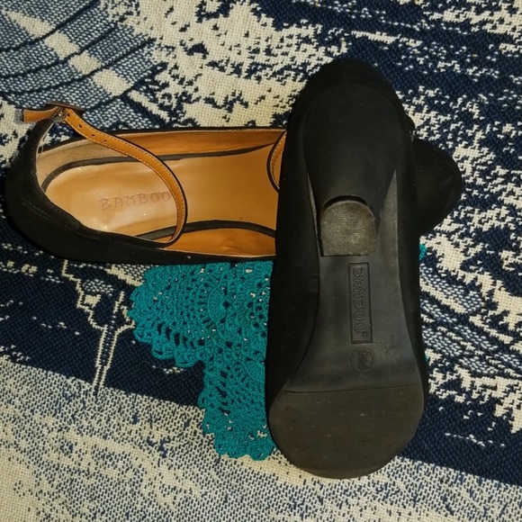 Women's Velvet Chunky Heels 👠 - Picture 2 of 4